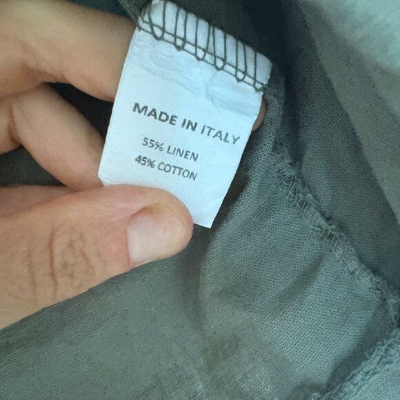 Made in Italy Linen jacket/Top - Picture 3 of 3